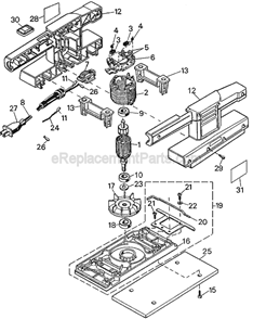 Part Location Diagram of 152295-00 DeWALT Clamsell Set